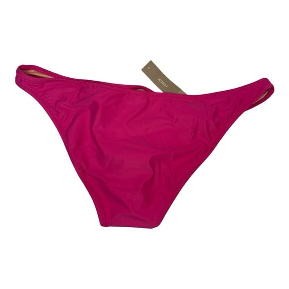 J.Crew Bikini Bottoms Size XL Fuchsia Pink Recycled Polyamide Elastic Swimwear - Picture 2 of 7